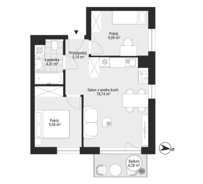 Sprzedaż Mieszkanie Koszutka, Katowice