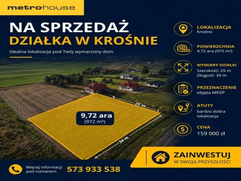 Sprzedaż Działka Krosno