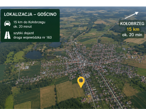 Sprzedaż Działka Gościno, pow. kołobrzeski